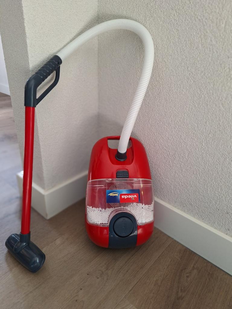 Vileda Junior speelgoed stofzuiger, zo goed als nieuw!, Kinderen en Baby's, Ophalen of Verzenden, Jongen of Meisje