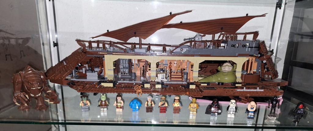 Star wars Jabba's sail barge +Rancor enz, Ophalen of Verzenden, Zo goed als nieuw