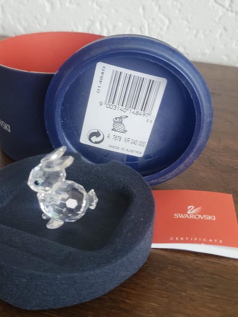 Swarovski Mini Zittend Konijn 7678 040 000, Ophalen of Verzenden