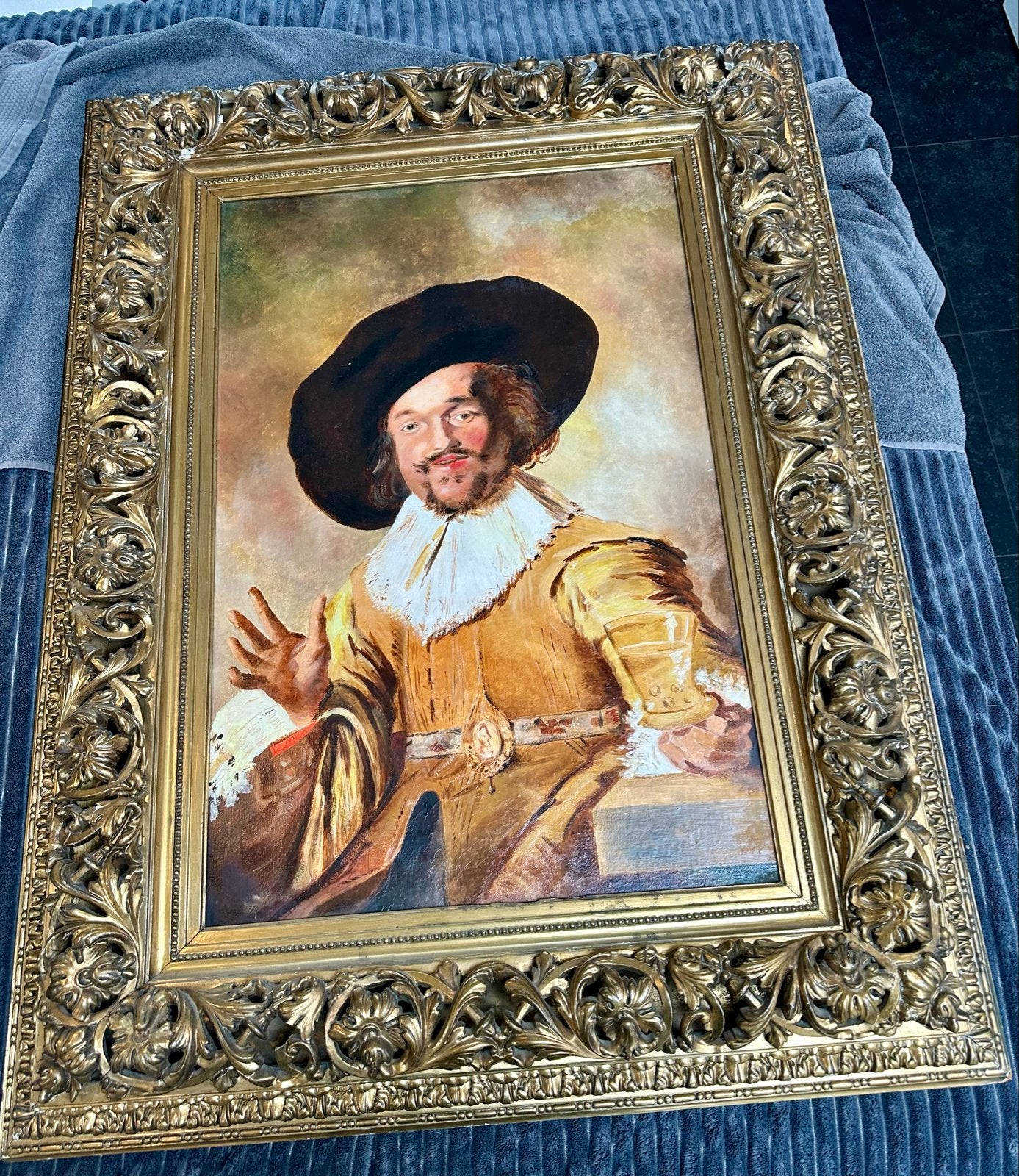 Olieverfschilderij 'De vrolijke Drinker' Frans Hals, Antiek en Kunst, Kunst | Schilderijen | Klassiek, Ophalen