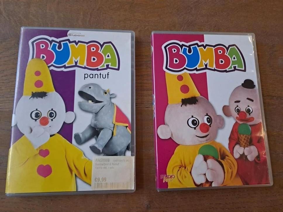 Bumba DVD's - 2 stuks - Pantuf en 12 avonturen, Cd's en Dvd's, Dvd's | Kinderen en Jeugd, Alle leeftijden, Poppen, Ophalen of Verzenden
