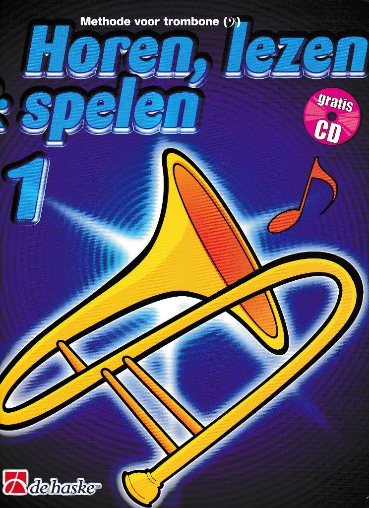 Horen Lezen Trombone Bassleutel deel 1 met CD, Gebruikt, Verzenden, Overige genres, Artiest of Componist