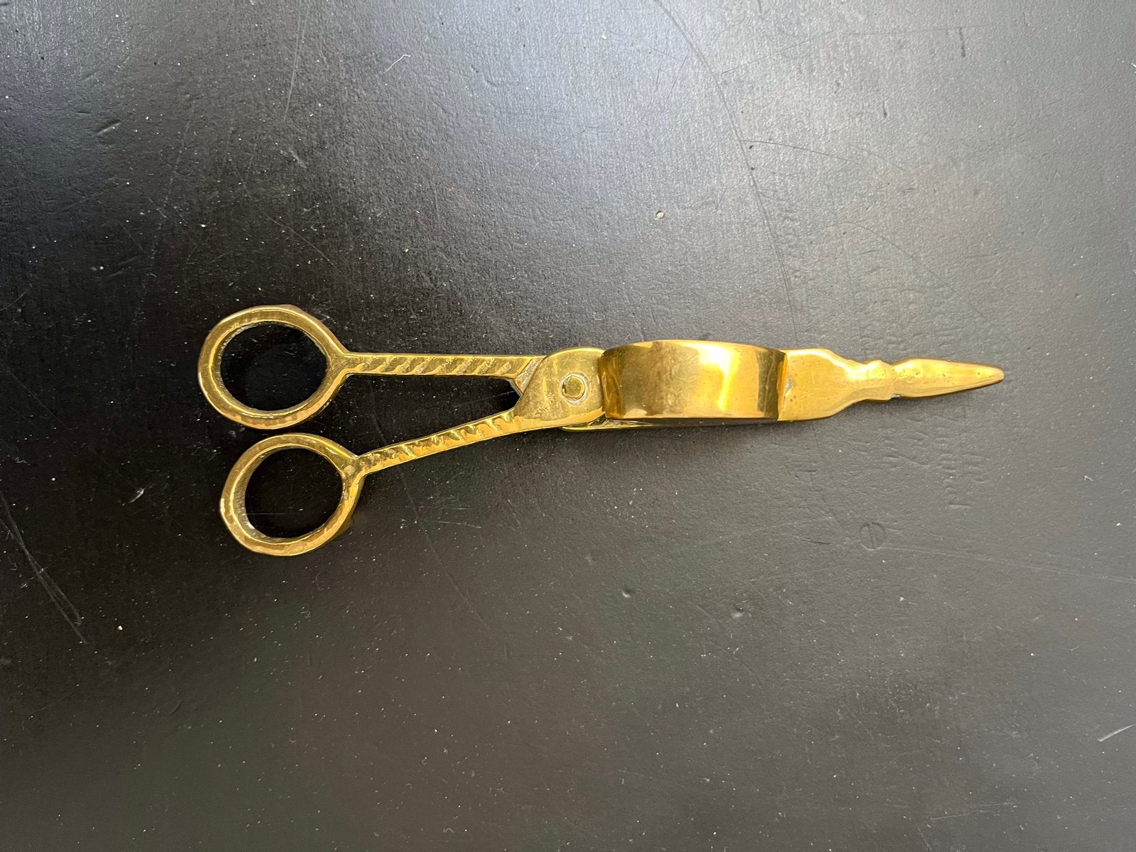 Antieke Koperen Kaarsendover - Elegant en Functioneel, Antiek en Kunst, Ophalen of Verzenden, Koper