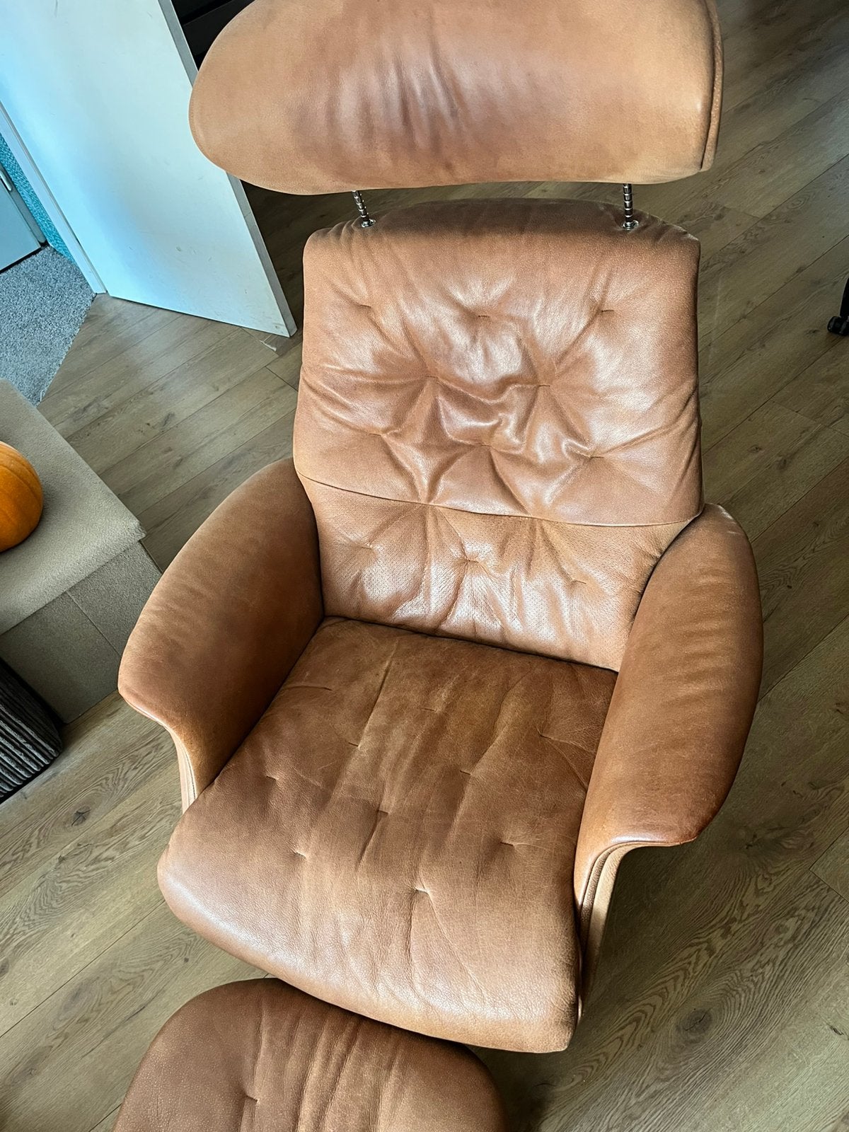 Relax fauteuils leer, Ophalen, Zo goed als nieuw, 50 tot 75 cm, Leer