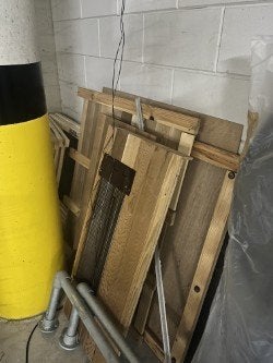 Infraroodsauna compleet gedemonteerd - hout - geen deur, Sport en Fitness, Sauna, Ophalen, Gebruikt, Infrarood, Complete sauna