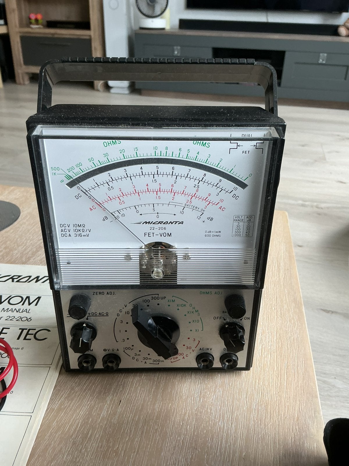 Micronta multitester vintage !, Ophalen, Zo goed als nieuw, Elektriciteit