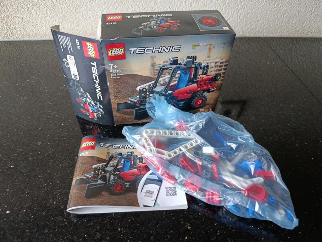 Lego Technic 42116 Skid Steer Loader, Lego, Compleet, Ophalen of Verzenden, Zo goed als nieuw