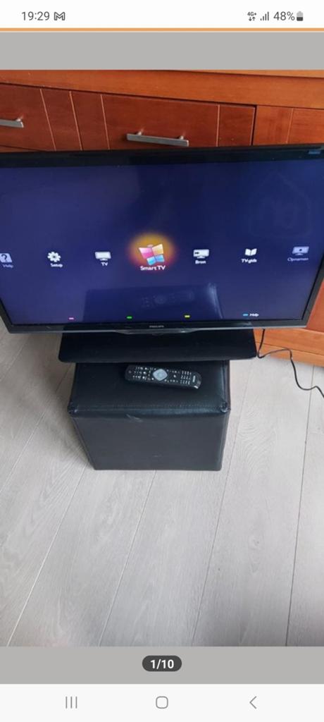 Philips smart tv 32 inch inclusief afstandsbediening
Weinig, Philips, 50 Hz, Zo goed als nieuw, 80 tot 100 cm