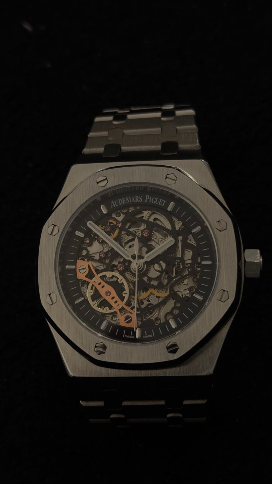 Audemars Piguet Royal Oak 41mm Skelet Nieuw, Overige merken, Staal, Staal, Polshorloge