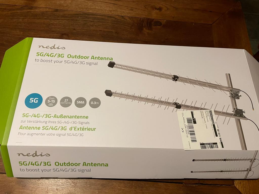 Dubbele Jagi richtantenne antenne 5G  4G 3G, Telecommunicatie, Antennes en Masten, Ophalen, Zo goed als nieuw, Antenne