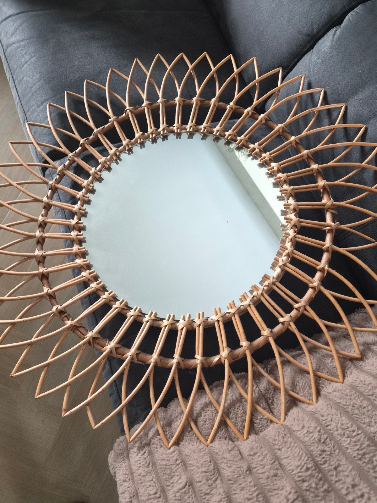 spiegel, Huis en Inrichting, Woonaccessoires | Spiegels, Ophalen, Minder dan 50 cm, Zo goed als nieuw, Minder dan 100 cm
