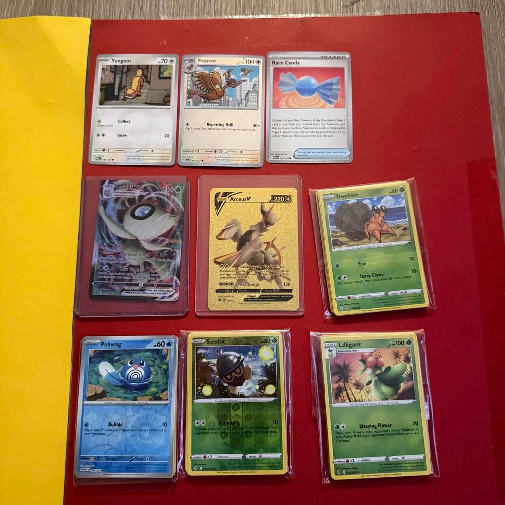 Pokémon Kaarten Collectie, Ophalen of Verzenden, Gebruikt, Meerdere kaarten, Foil