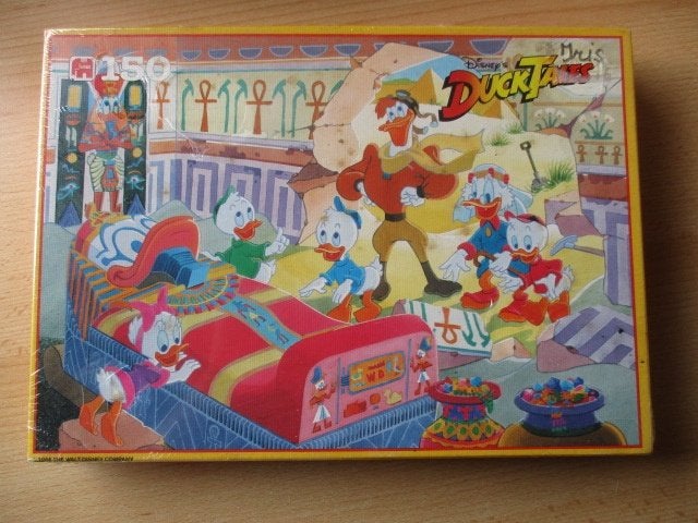 Disney DuckTales puzzel  150 stukjes  Jumbo  1986, Verzamelen, Ophalen of Verzenden, Overige figuren, Gebruikt, Beeldje of Figuurtje