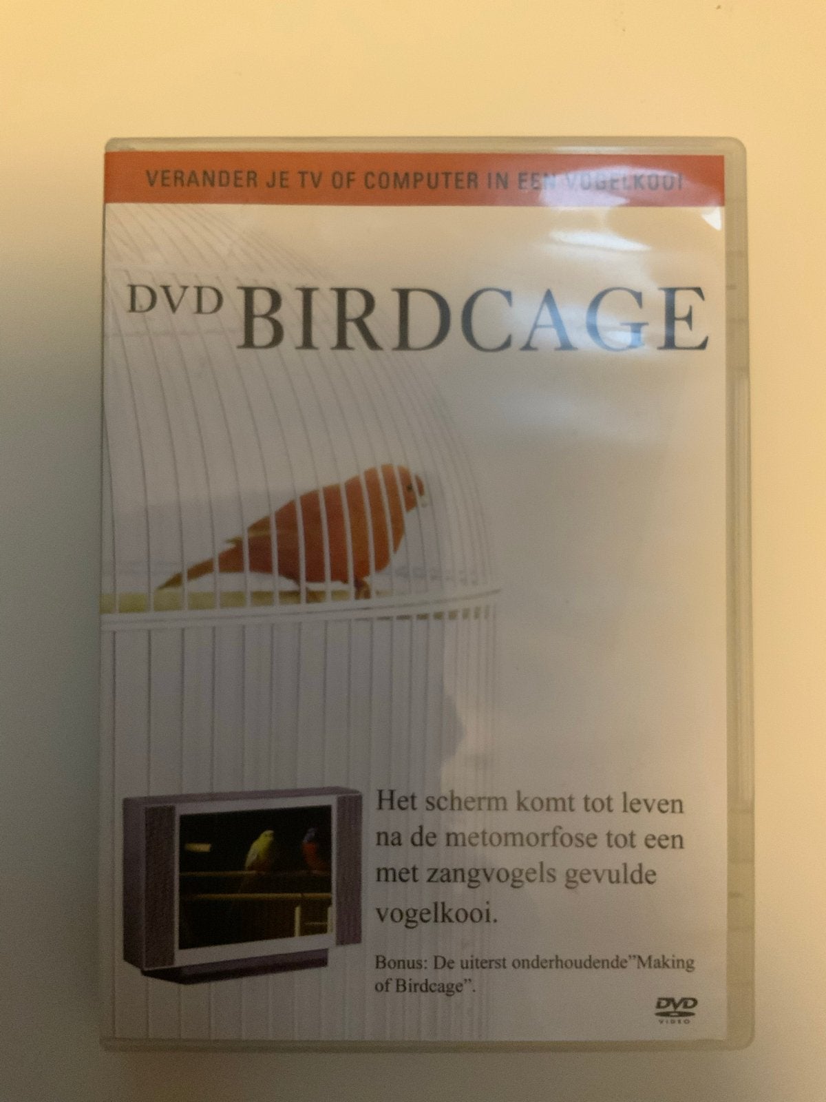 2 DVD's: Vogelkooi en Openhaard - Ontspannende Beelden, Cd's en Dvd's, Alle leeftijden, Ophalen of Verzenden, Gebruikt