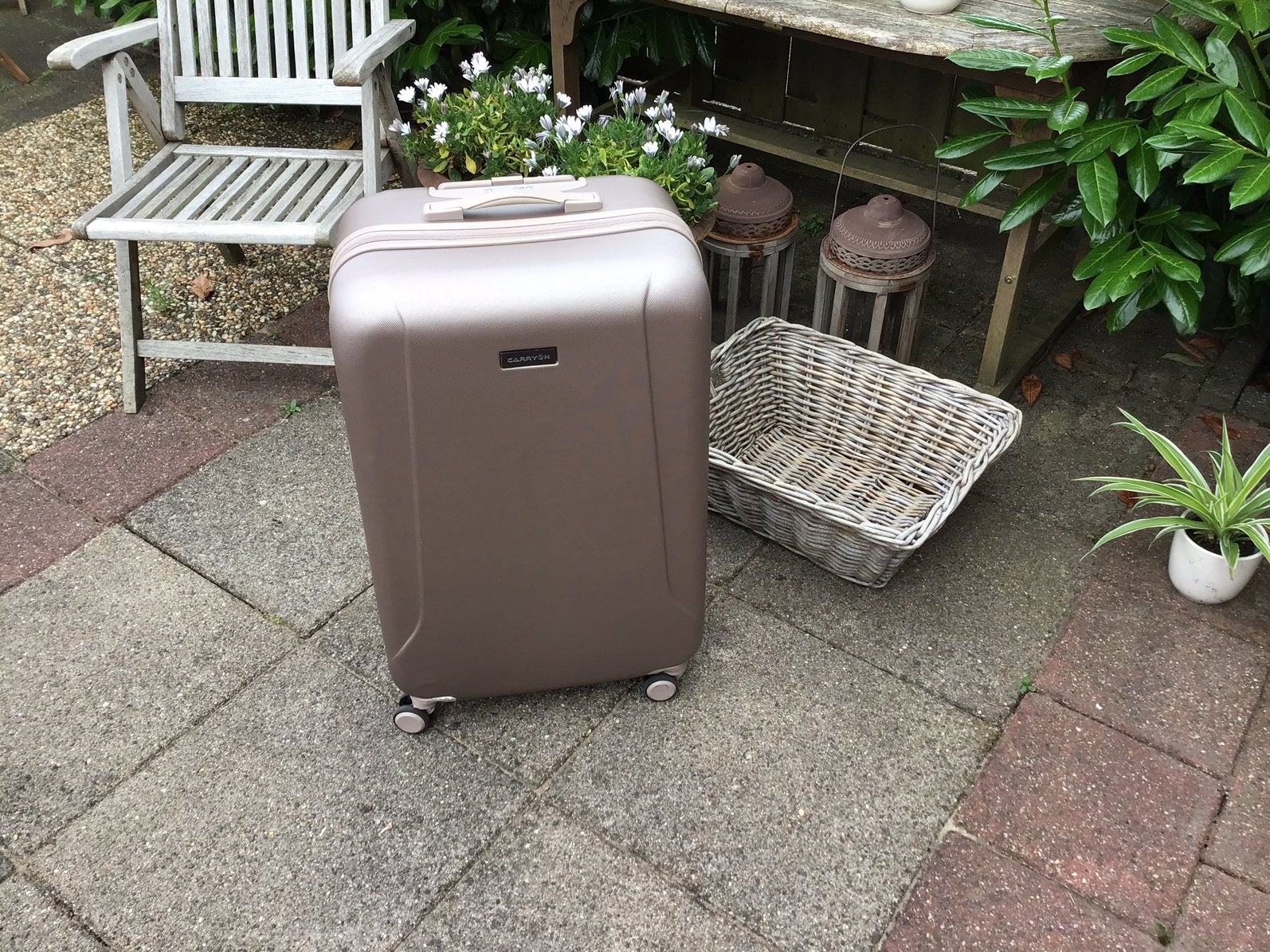 GROTE CARRYON KOFFER, 78 CM, MET CIJFERSLOT, Hard kunststof, 45 tot 55 cm, Ophalen of Verzenden, Zo goed als nieuw