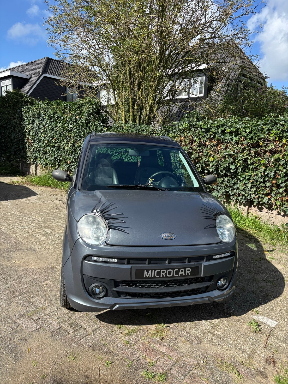 Grijze microcar 2016 zeer mooi, Ophalen, Gebruikt, Ligier, 16 km/u of meer