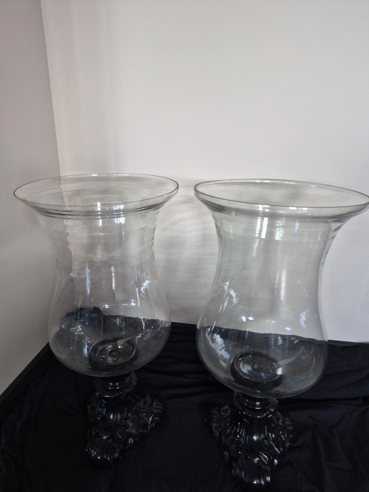 2 gave windlichten of glazen bokalen, Ophalen