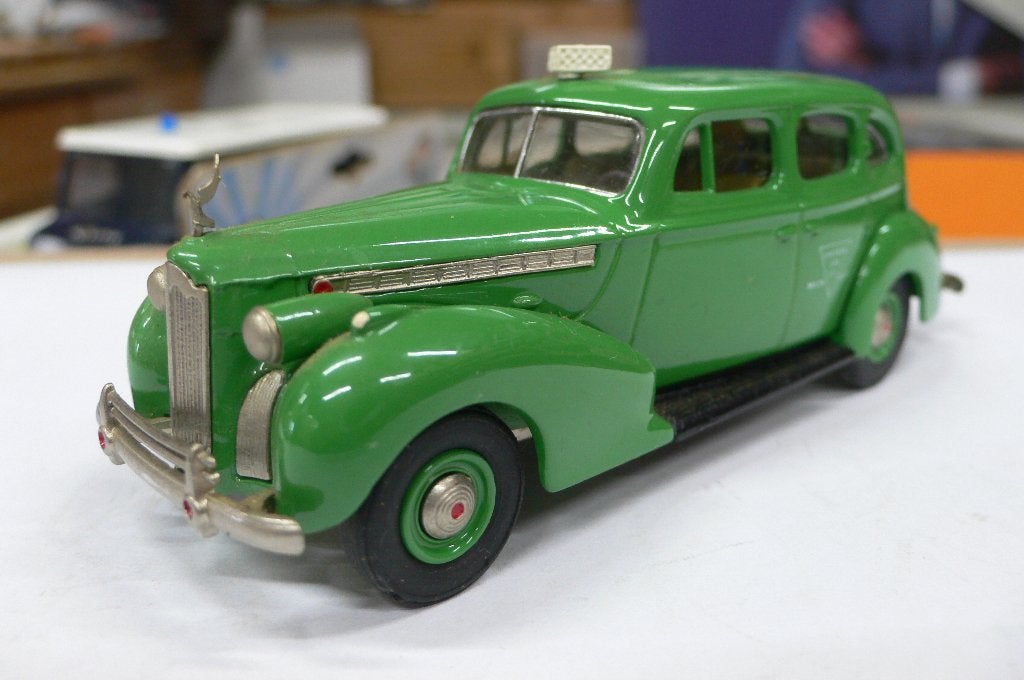 packard green cab - rextoys  1/43-geheel metaal-NIEUWSTAAT-!, Verzenden, Nieuw, Auto, Overige merken