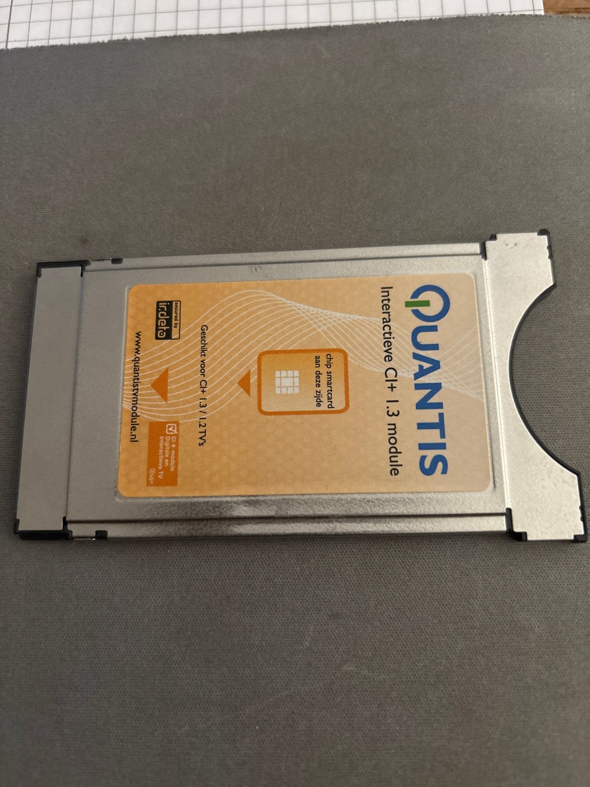 Quantis Interactieve CI+ 1.3 Module - Irdeto, Ophalen of Verzenden, Zo goed als nieuw, Decoder