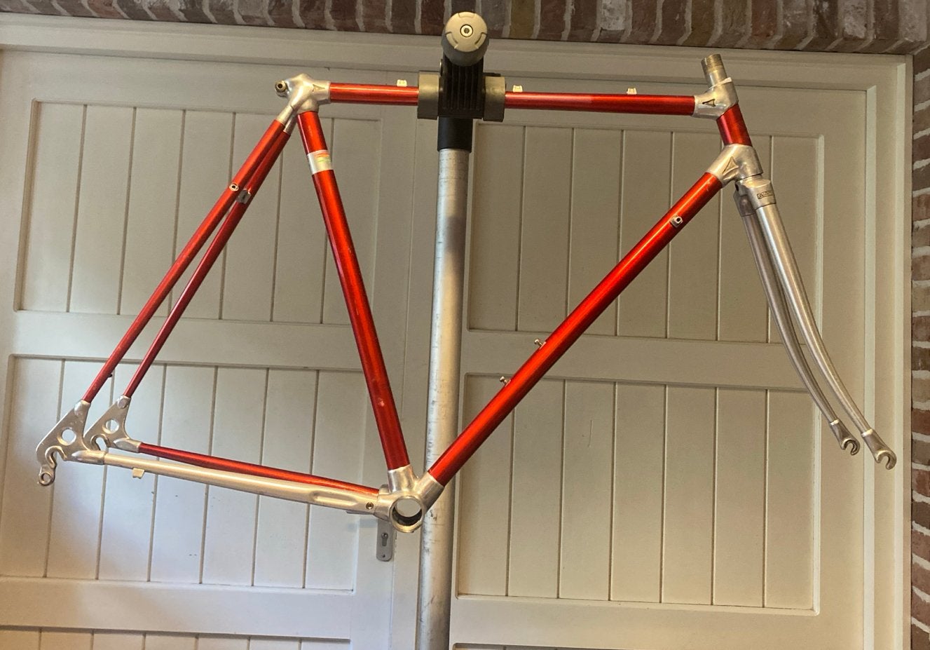ALAN racefiets frame vintage, Fietsen en Brommers, Frame, Gebruikt, Ophalen of Verzenden, Aluminium