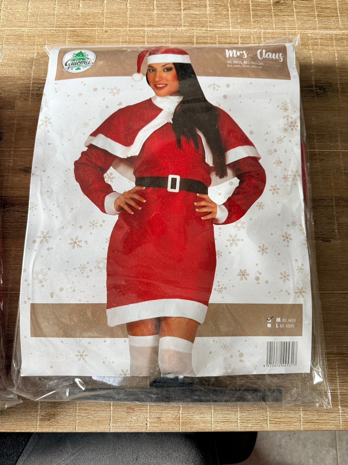 Kerstvrouw verkleedpak maat M, Maat 38/40 (M), Kerstmis of Sinterklaas, Ophalen of Verzenden, Zo goed als nieuw