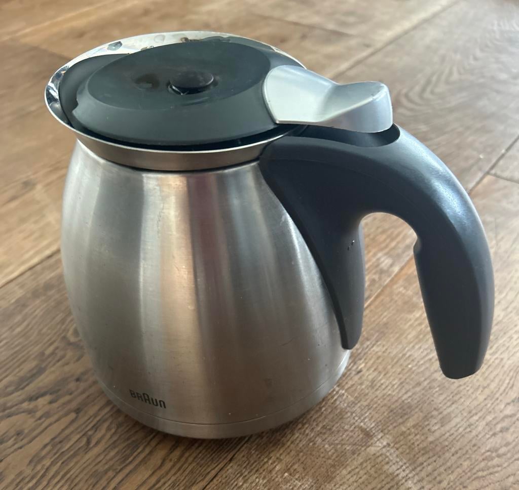 Braun koffiekan / thermoskan, Witgoed en Apparatuur, Koffiezetapparaten, Gebruikt, Overige modellen, Gemalen koffie, Ophalen of Verzenden