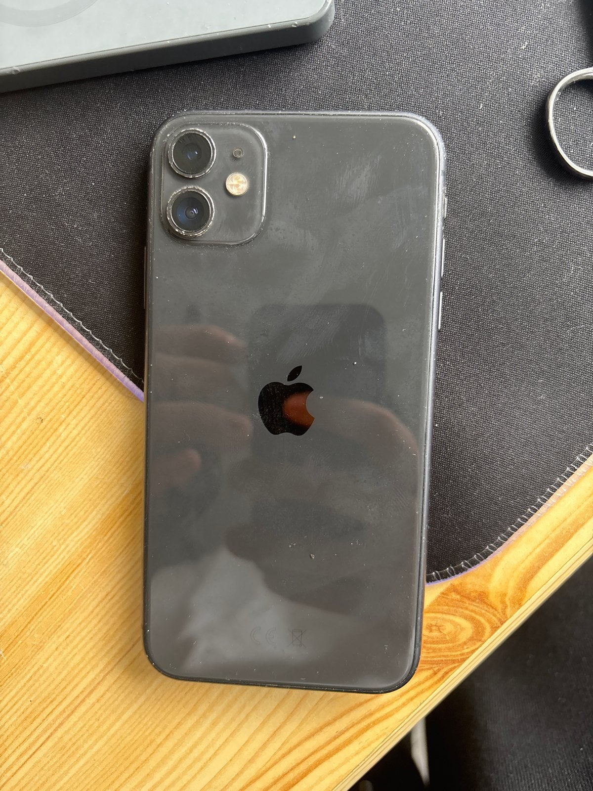 Gebruikte iPhone 11 Zwart 64GB - Krasjes op scherm, Telecommunicatie, Ophalen, Gebruikt, Zwart, IPhone 11