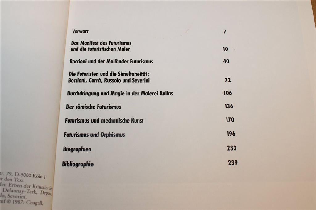 Der Futurismus Kunst und Leben — Taschen Kunstboek, Ophalen of Verzenden, Gelezen