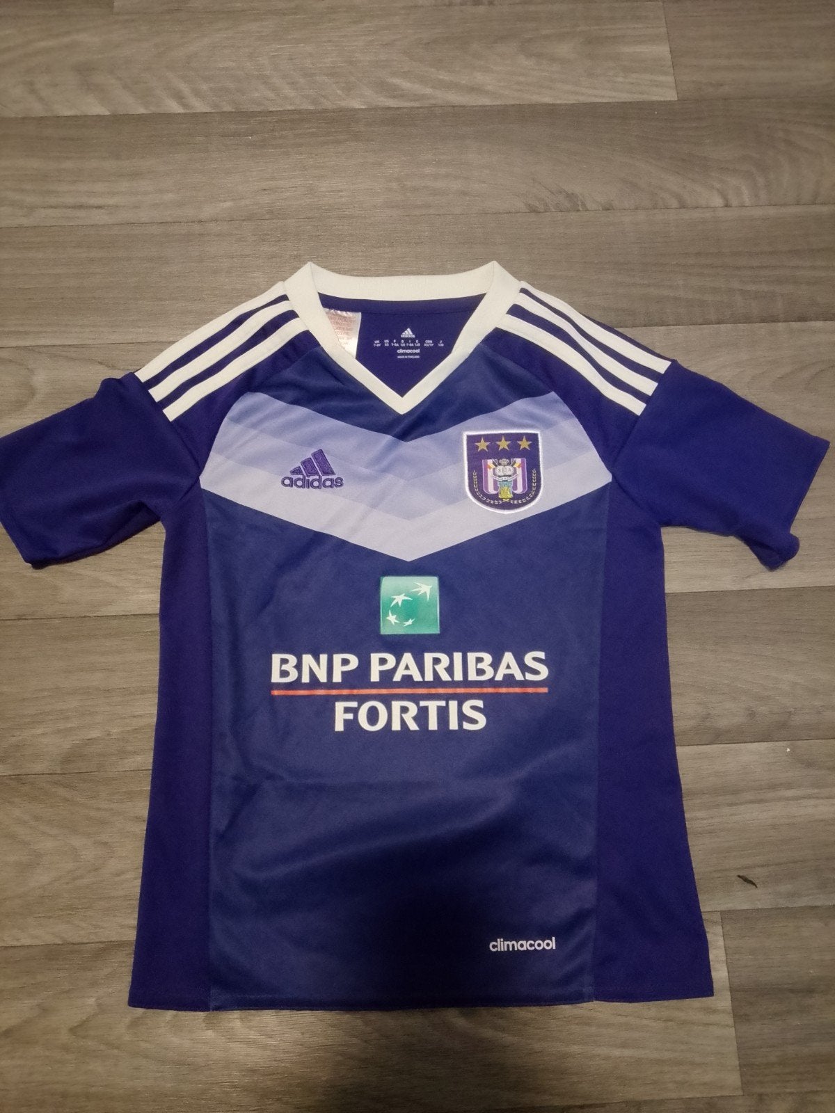 Anderlecht origineel shirt kinderen maat, Blauw, Overige maten, Ophalen of Verzenden, Zo goed als nieuw