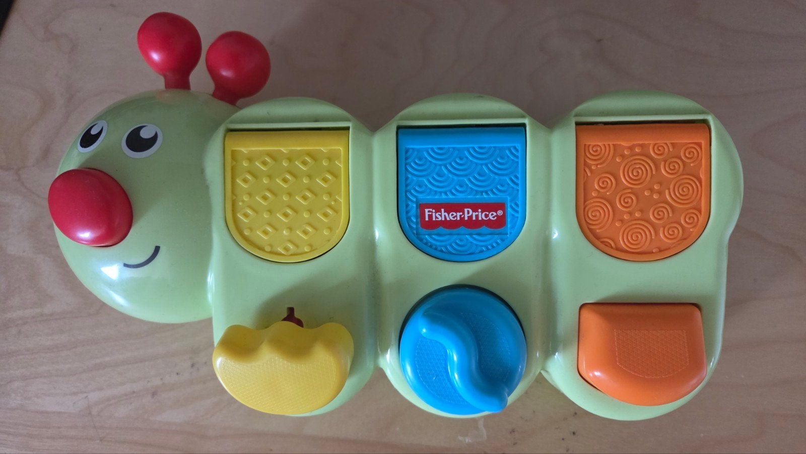 Fisherprice rups, Ophalen of Verzenden, Gebruikt, Overige typen, Met geluid