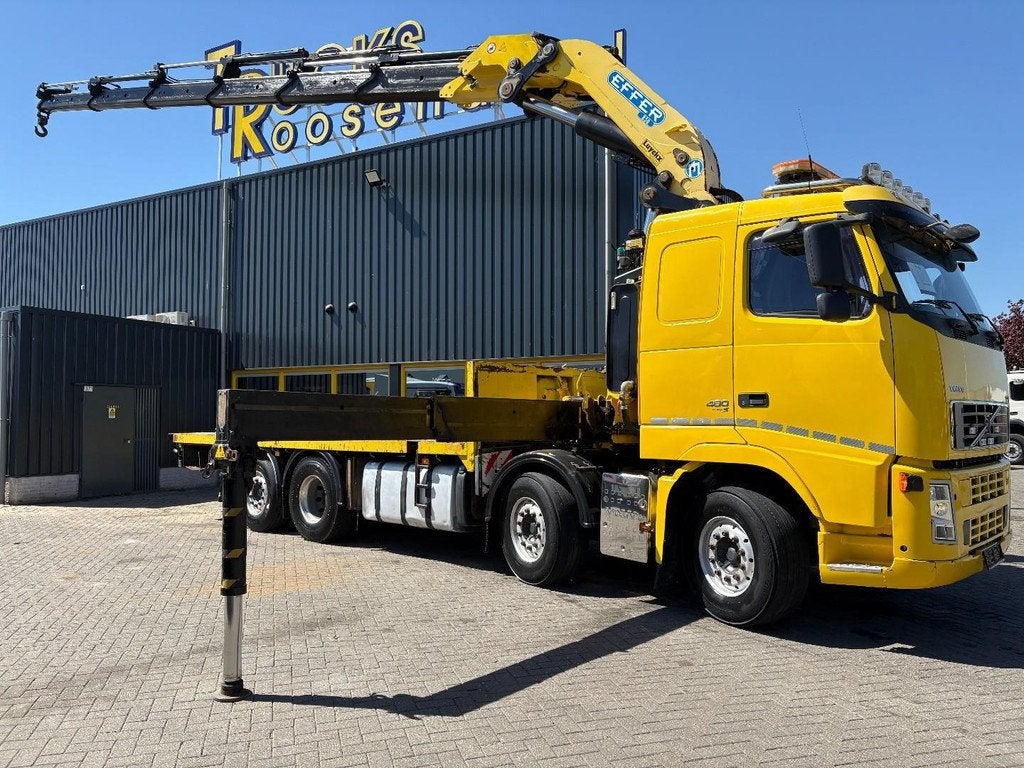 Volvo FH 480 + EFFER 850 6x HYDROLIC + 8X2 steering + REMOTE, Automaat, Euro 5, Geel, Bedrijf