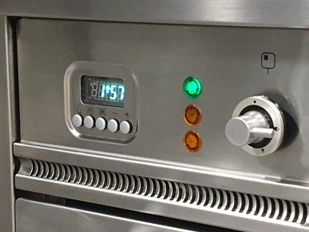 Luxe Boretti Fornuis 90 cm RVS 1 elektrische oven Frytop, Niet ingevuld, 60 cm of meer, Niet ingevuld, Ophalen of Verzenden