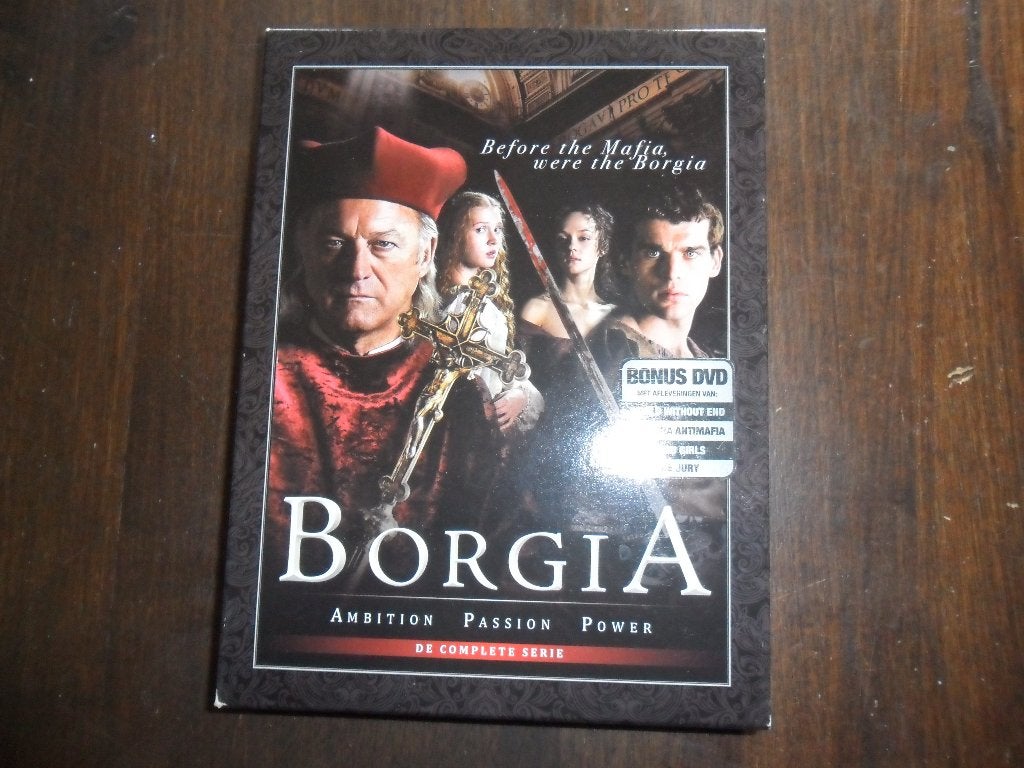 Dvd Borgia – de complete serie + bonus, Bonusmateriaal, Vanaf 16 jaar, Ophalen of Verzenden, Zo goed als nieuw