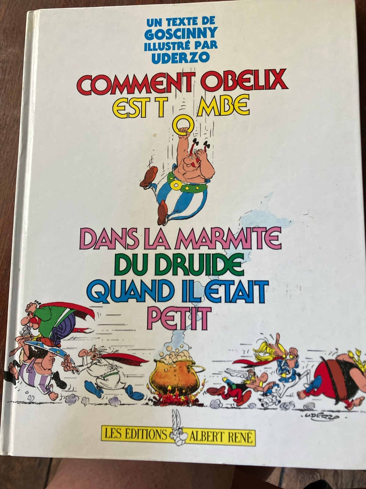 Asterix: Hoe Obelix in de ketel viel (Frans), Boeken, Stripboeken, Eén stripboek, Ophalen of Verzenden, Gelezen