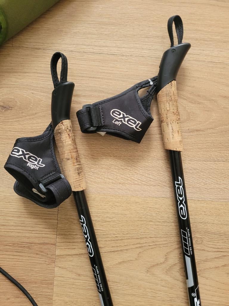 Excel Nordic Walker 115 cm Antishock Wandelstokken Carbon, Ophalen, Gebruikt, Wandelstok