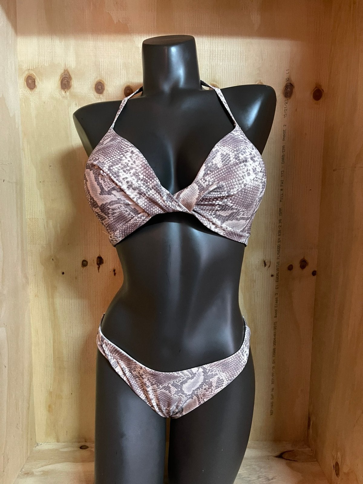 Barts amsterdam halter bikini 38/40 en 42/42, Verzenden, Nieuw, Beige, Bikini