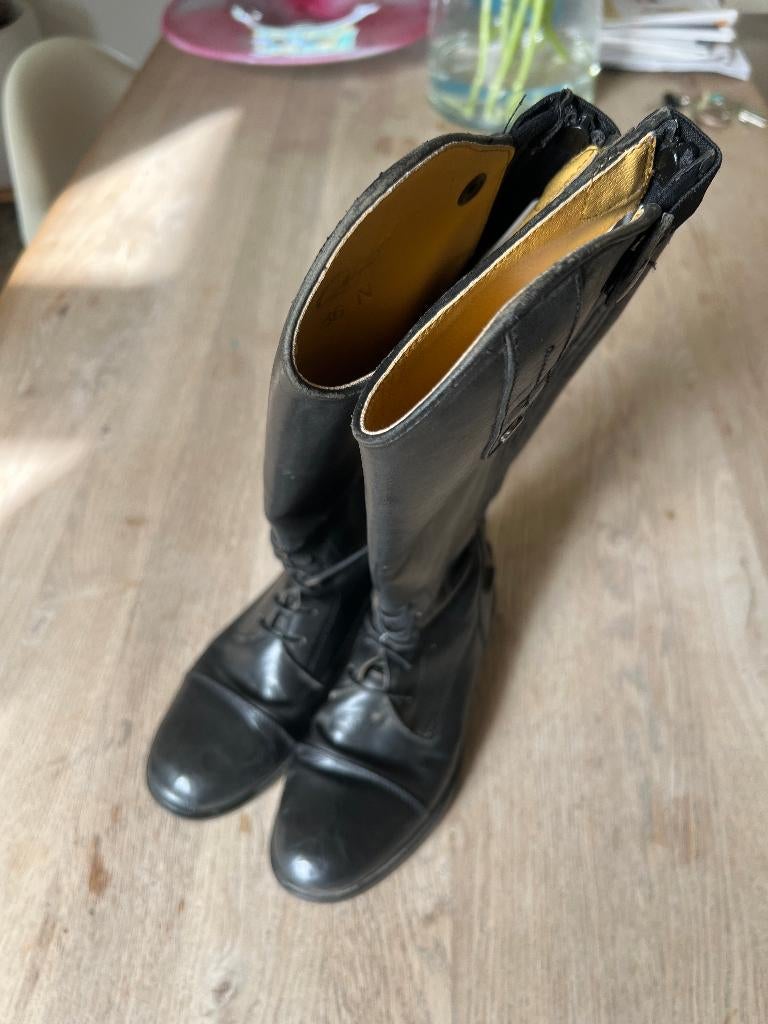 Gebruikte paardrijlaarzen QHP maat 36, Dieren en Toebehoren, Paardrijkleding, Gebruikt, Kinderen, Ophalen of Verzenden, Schoeisel