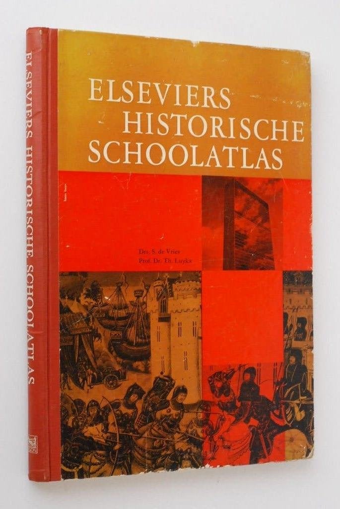 Elseviers Historische Schoolatlas (1964), Gelezen, Overige atlassen, Verzenden, 1800 tot 2000