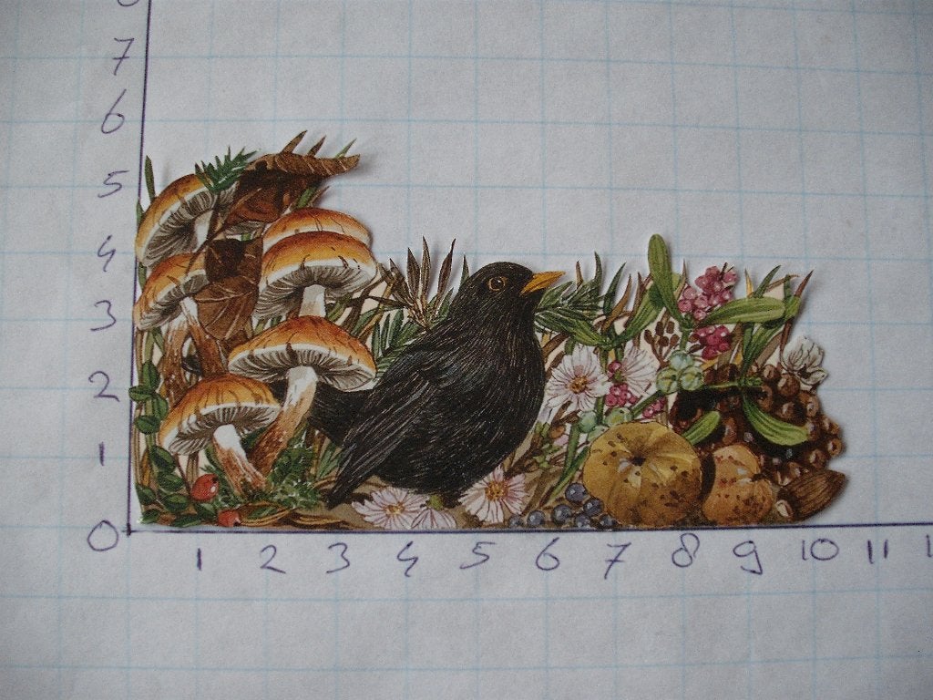 nr. 831 - uitgeknipt 3d plaatje kerst, Ophalen of Verzenden, Nieuw, Kerst, Knipvel