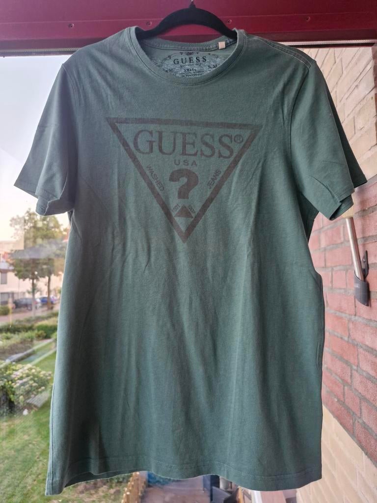 Mooi shirt van Guess Maat S, Ophalen of Verzenden, Zo goed als nieuw, Maat 48/50 (M), Groen