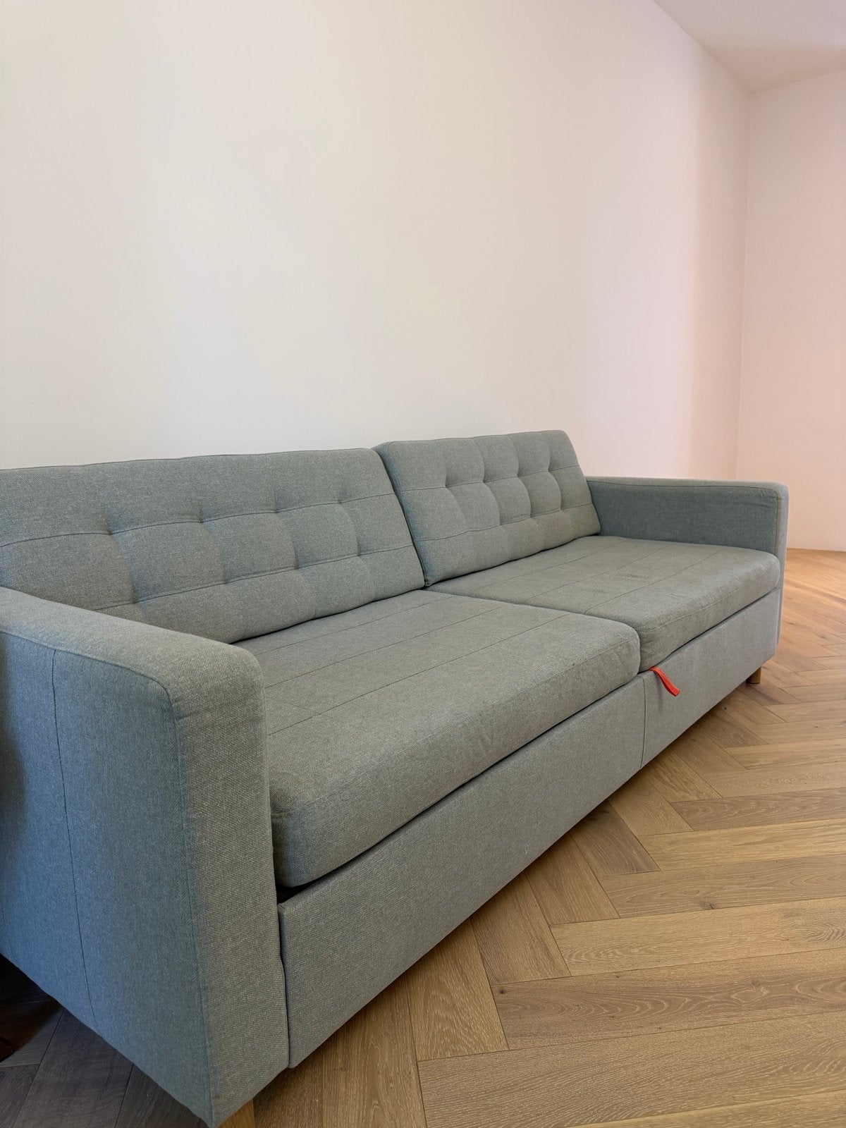 Nieuwe IKEA 3-zits slaapbank - Ophalen in de Pijp, Ophalen, 75 tot 100 cm, Rechte bank, Stof