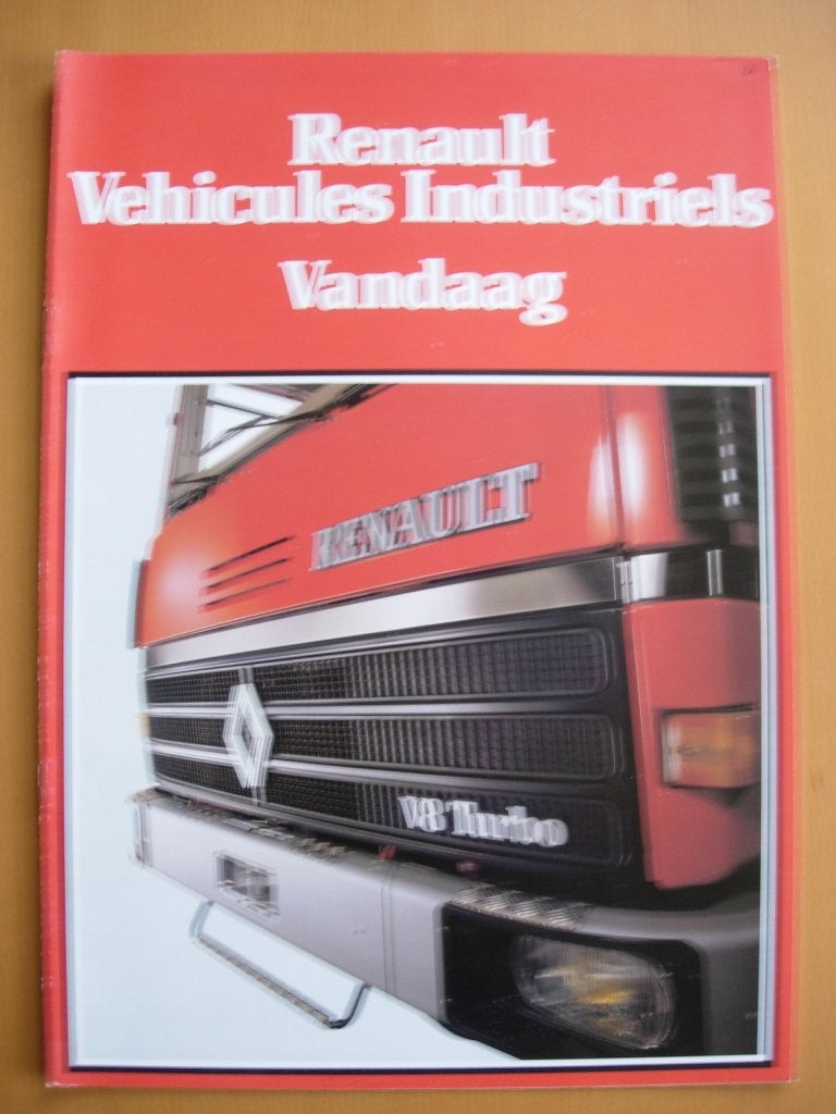 Renault Organisatie Brochure ca 1982 Truck Vrachtwagen, Renault, Ophalen of Verzenden, Zo goed als nieuw, Renault
