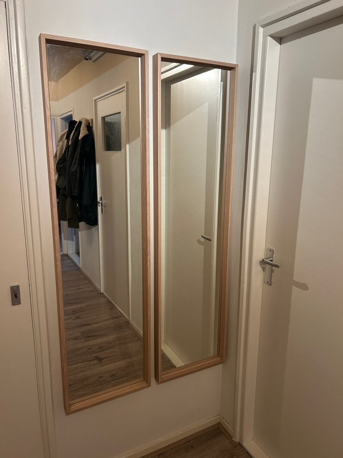 Één spiegel - nissedal IKEA, Huis en Inrichting, Ophalen, Minder dan 50 cm, Zo goed als nieuw, 150 tot 200 cm