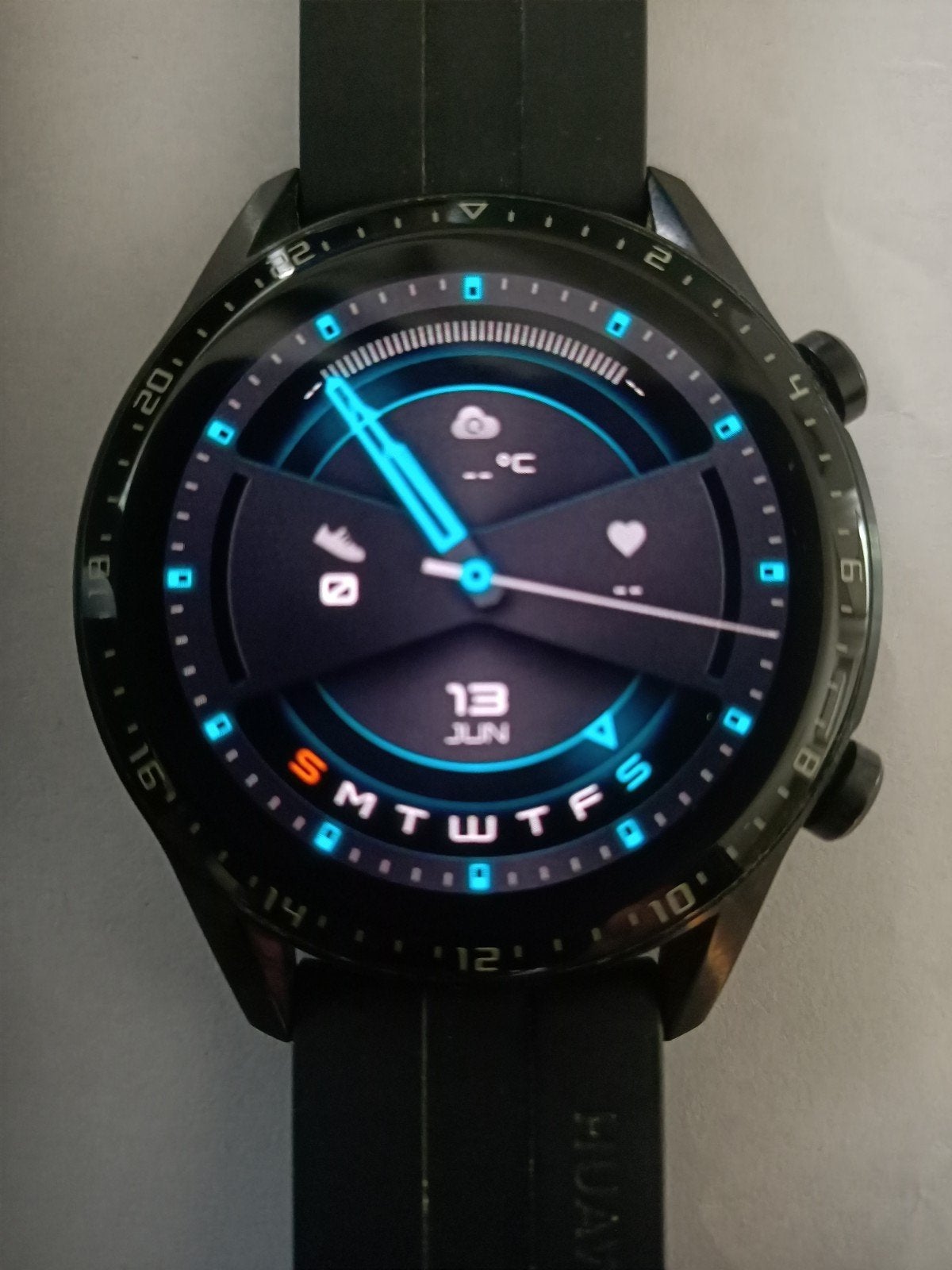 Nette smartwatch Huawei GT2 46mm! Zonder krassen!, Ophalen, Zo goed als nieuw, Overige merken