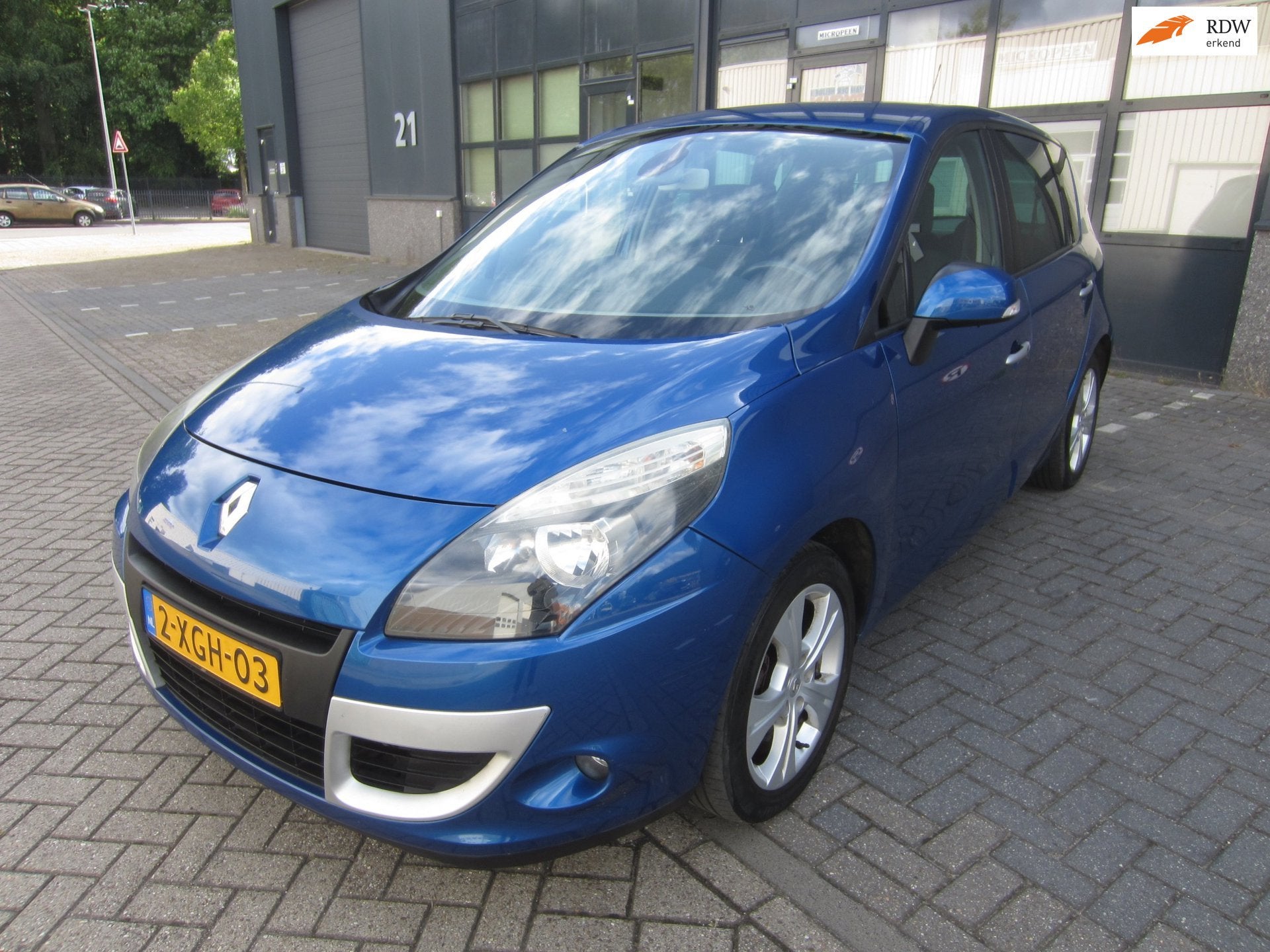 Renault Scénic 2.0 Dynamique 2009 Automaat Navi NAP! APK!, 4 cilinders, Blauw, Bedrijf, Geïmporteerd
