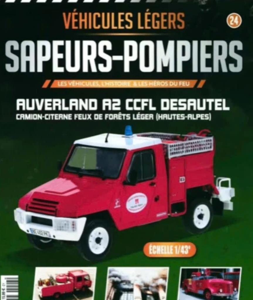 Auverland A2 CCFL Desautel BOS brandweer schaal 1/43 # 24, Verzenden, Nieuw, Auto, Overige merken
