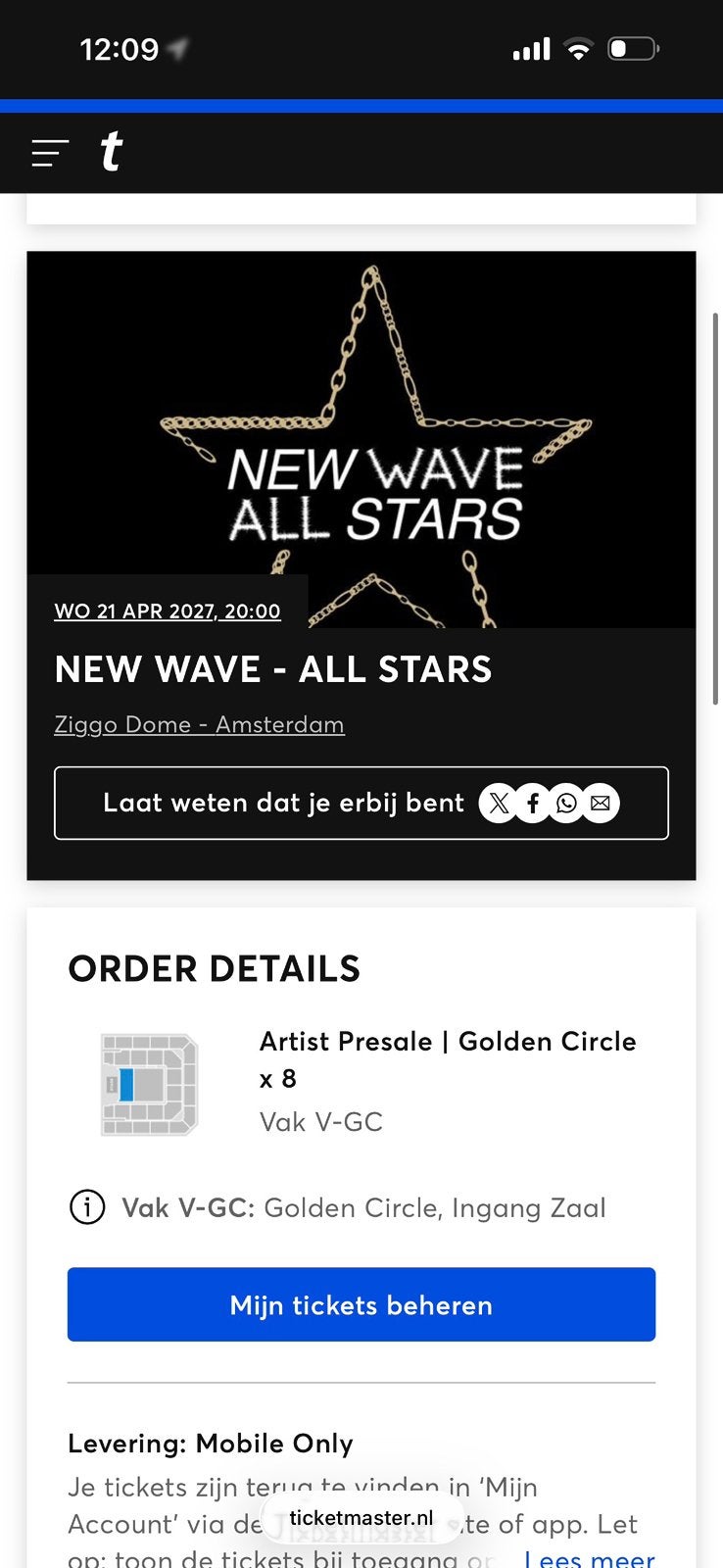 New wave golden circle, Twee personen