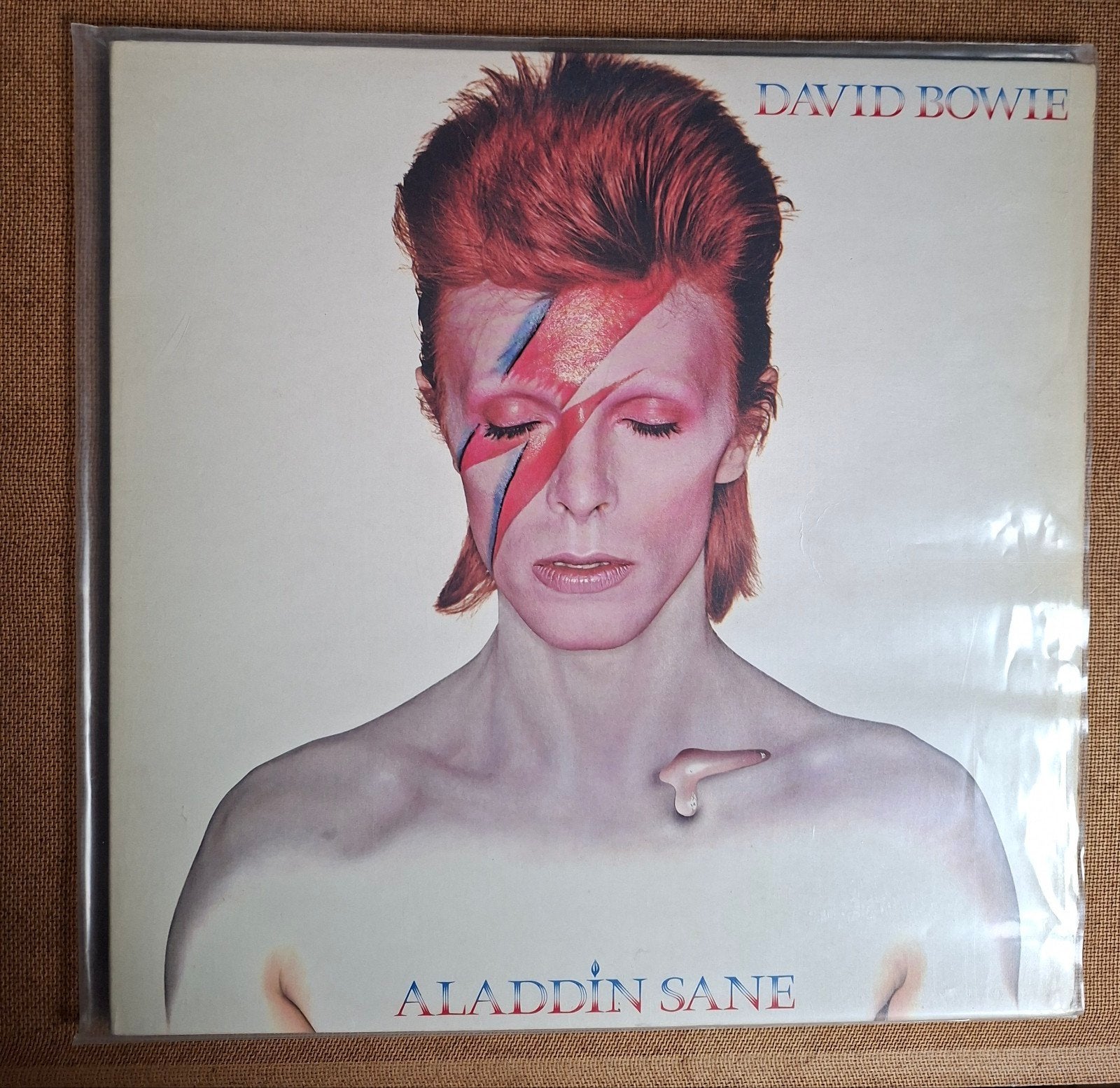 Bowie, David  - Aladdin sane - LP is TOP, Cd's en Dvd's, Vinyl | Pop, LP, Gebruikt, Pop, Ophalen of Verzenden