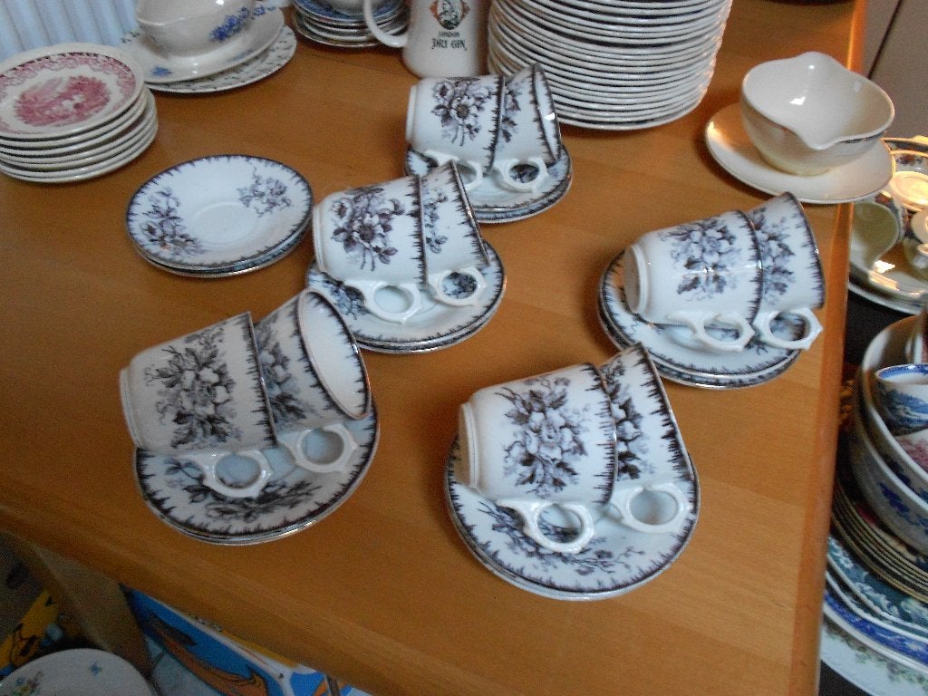 serviesdelen societe ceramique serie olga, Antiek en Kunst, Ophalen of Verzenden