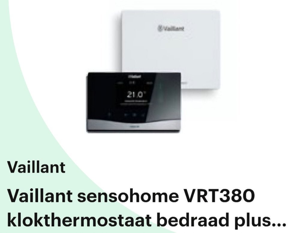 Valliant my connect & bedrade thermostaat, Ophalen, Nieuw